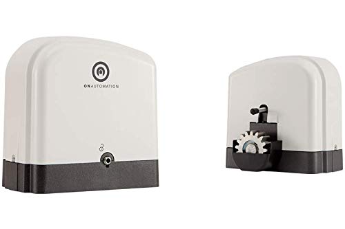 On Automation Sliding GATE Motor 230VAC Zeus KSL402A, 400kg, with 2 Remotes, 1 Pair of photocells, Universal Flashing Light,100% Italian Made