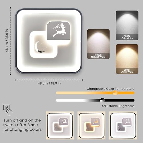 Smartway® 250 Watt Pascal Modern LED Ceiling Chandelier for Hall, Living Room, Bedroom (Google, Alexa) Smart Voice Assist App Control