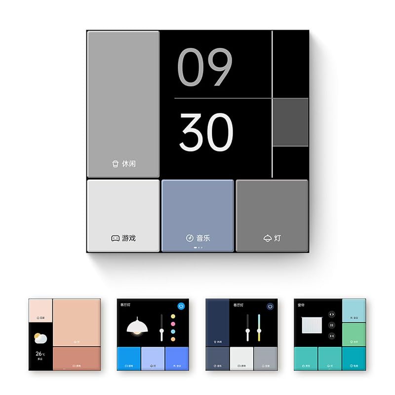 Aqara Magic Switch S1E, Smart Switch, Home Automation, Support HomeKit, Alexa, Google Home, Create Unlimited Scenes with Aqara App, Change Themes, Indoor Use only