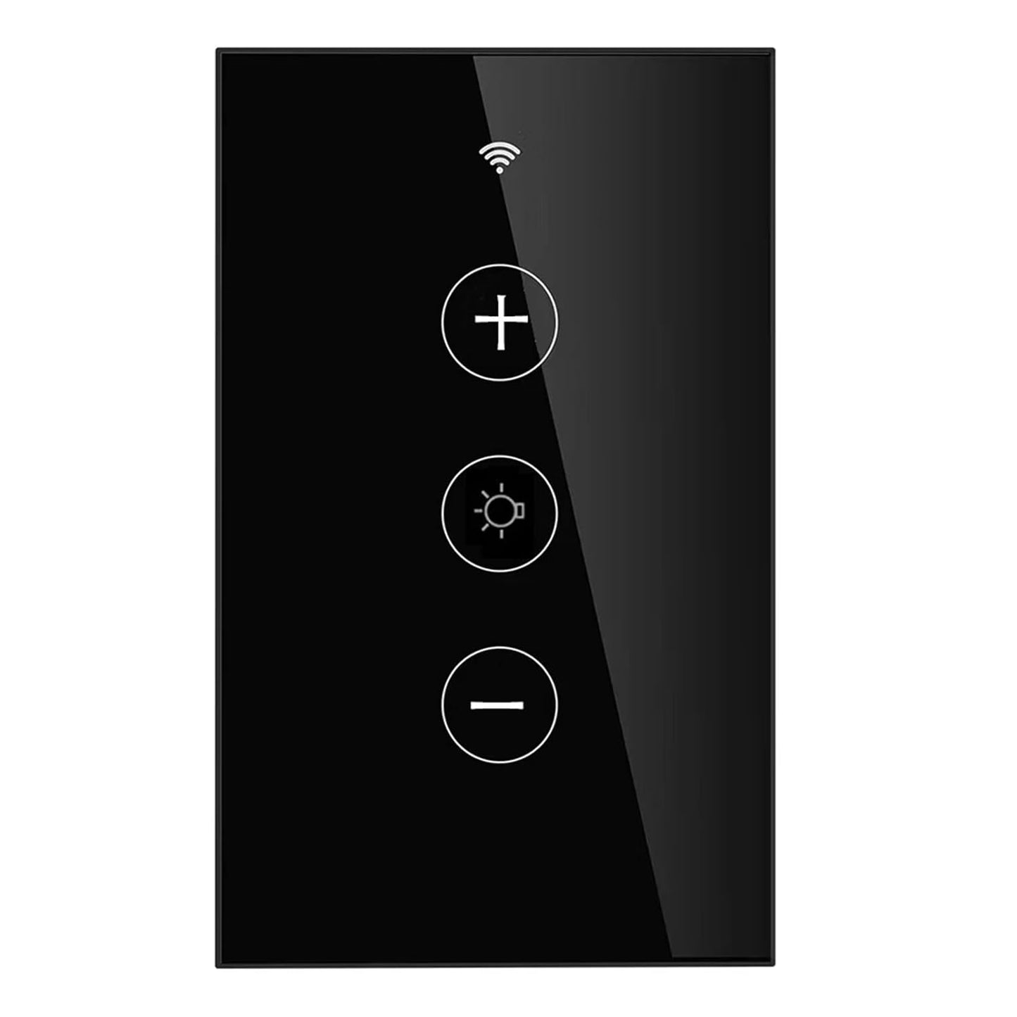 Tuya US Smart Life LED Dimmer Switch, WiFi Remote Control, Dimming Home Lights, Touch Switches, Voice Control, Black