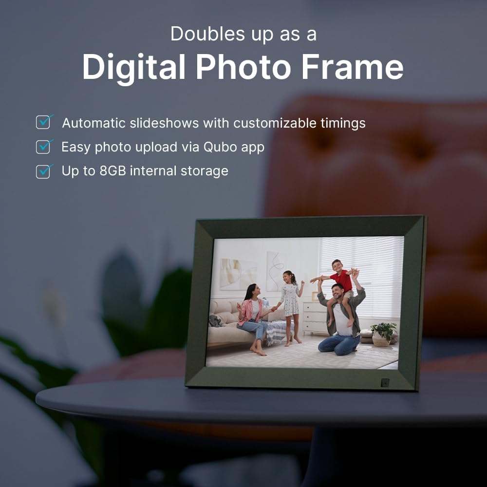 Qubo Instaview Video Doorbell Pro 2K + Home Tab | Smart Video Doorphone by Hero Group | 3MP 1296P, 2-Way Talk, Alexa & Google Assistant | Chime Included