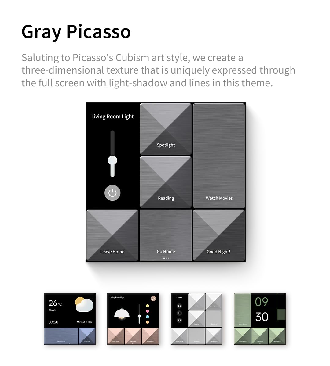 Aqara Magic Switch S1E, Smart Switch, Home Automation, Support HomeKit, Alexa, Google Home, Create Unlimited Scenes with Aqara App, Change Themes, Indoor Use only