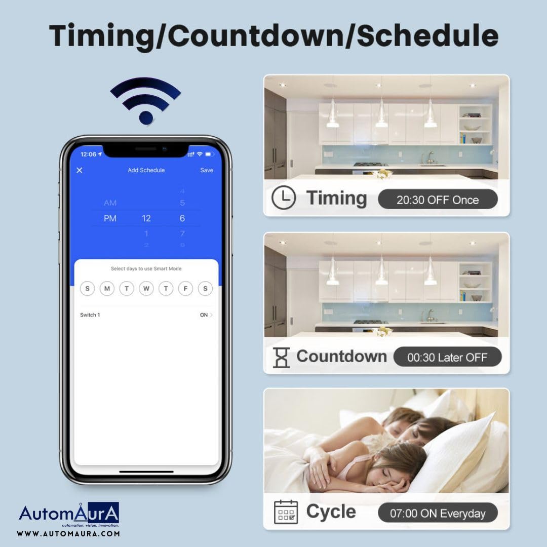 Automaura Home Automation Kit (3 BHK (Platinum Pack))