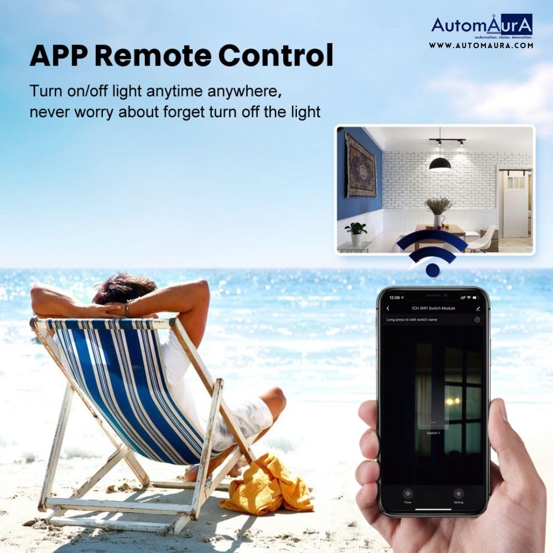 Automaura Home Automation Kit (3 BHK (Platinum Pack))