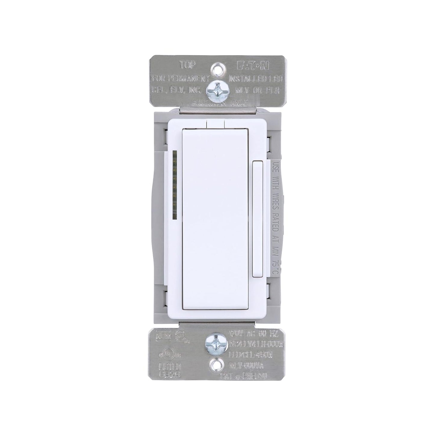 Eaton EWFD30-W-BX-T Wi-Fi Smart Universal Dimmer Works with Hey Google and Alexa, White