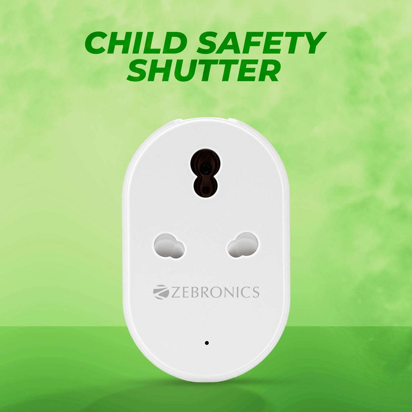 Zebronics ZEB-SP110, Smart Wi-Fi Plug Compatible with Google Assistant & Alexa, Supports Upto 10A and Comes with a Dedicated APP That Features Scheduled Control.
