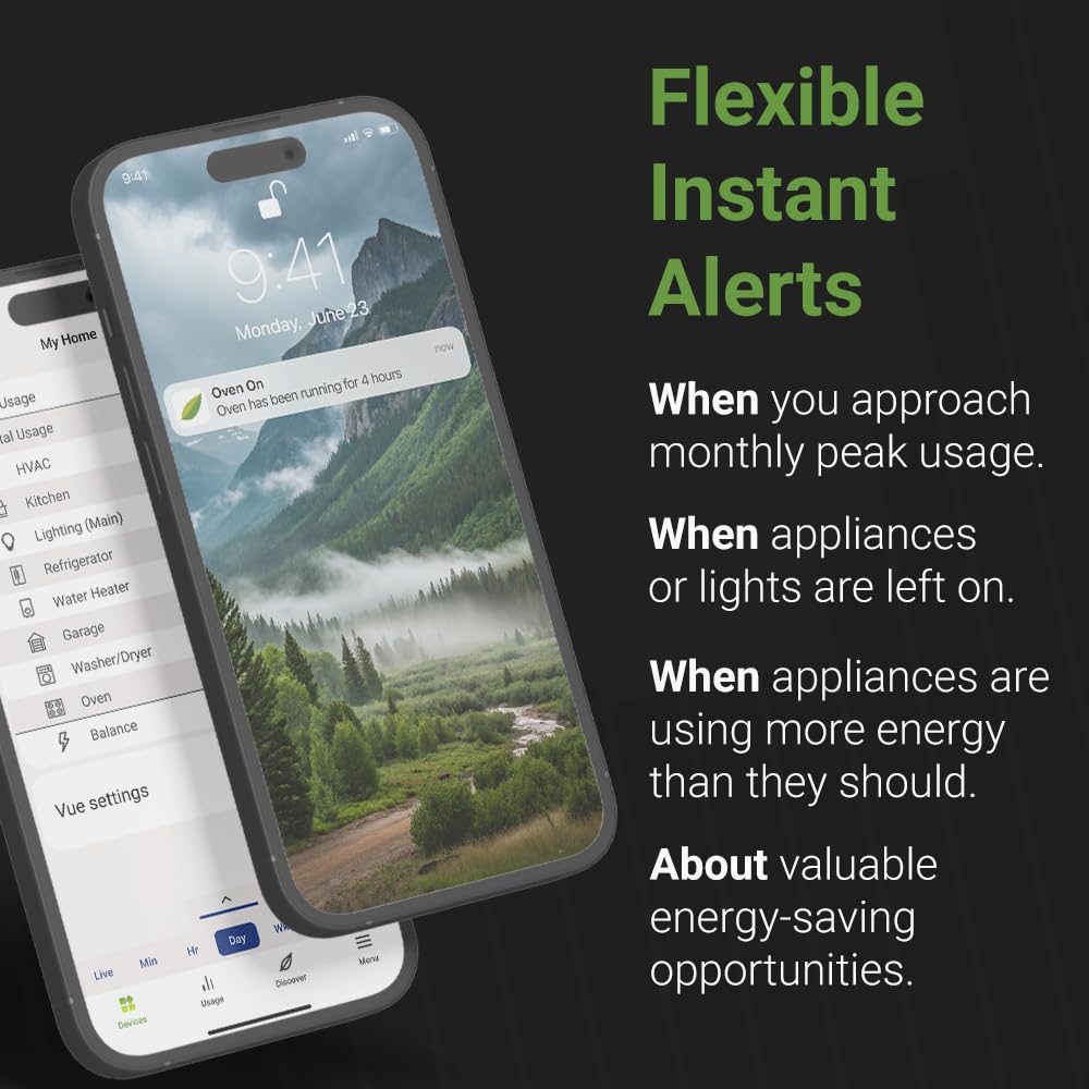 Emporia Vue 3 – 3-Phase Smart Home Energy Monitor with 16 Circuit Sensors | Real-Time Power Consumption, Solar + Net Metering, Home & Building Automation Compatible