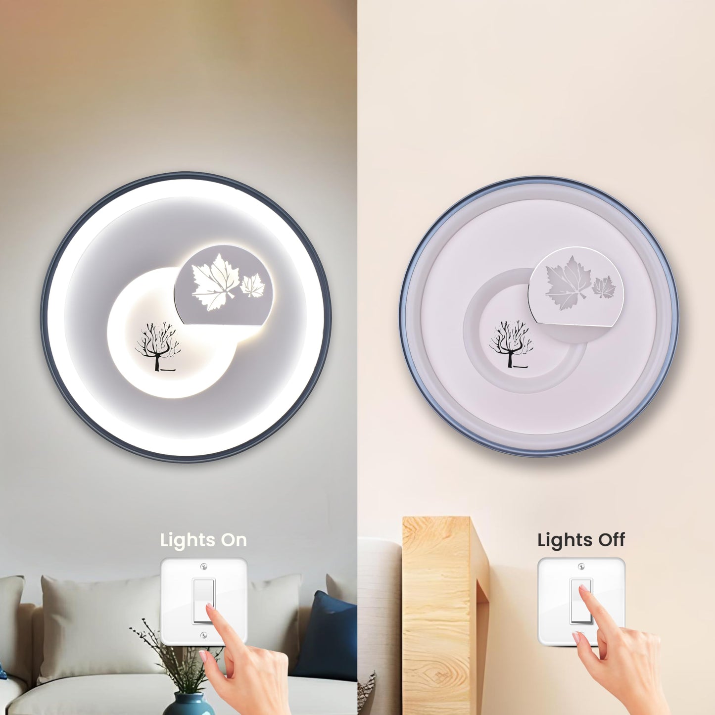 Smartway® 250 Watt Pascal Modern LED Ceiling Chandelier for Hall, Living Room, Bedroom (Google, Alexa) Smart Voice Assist App Control