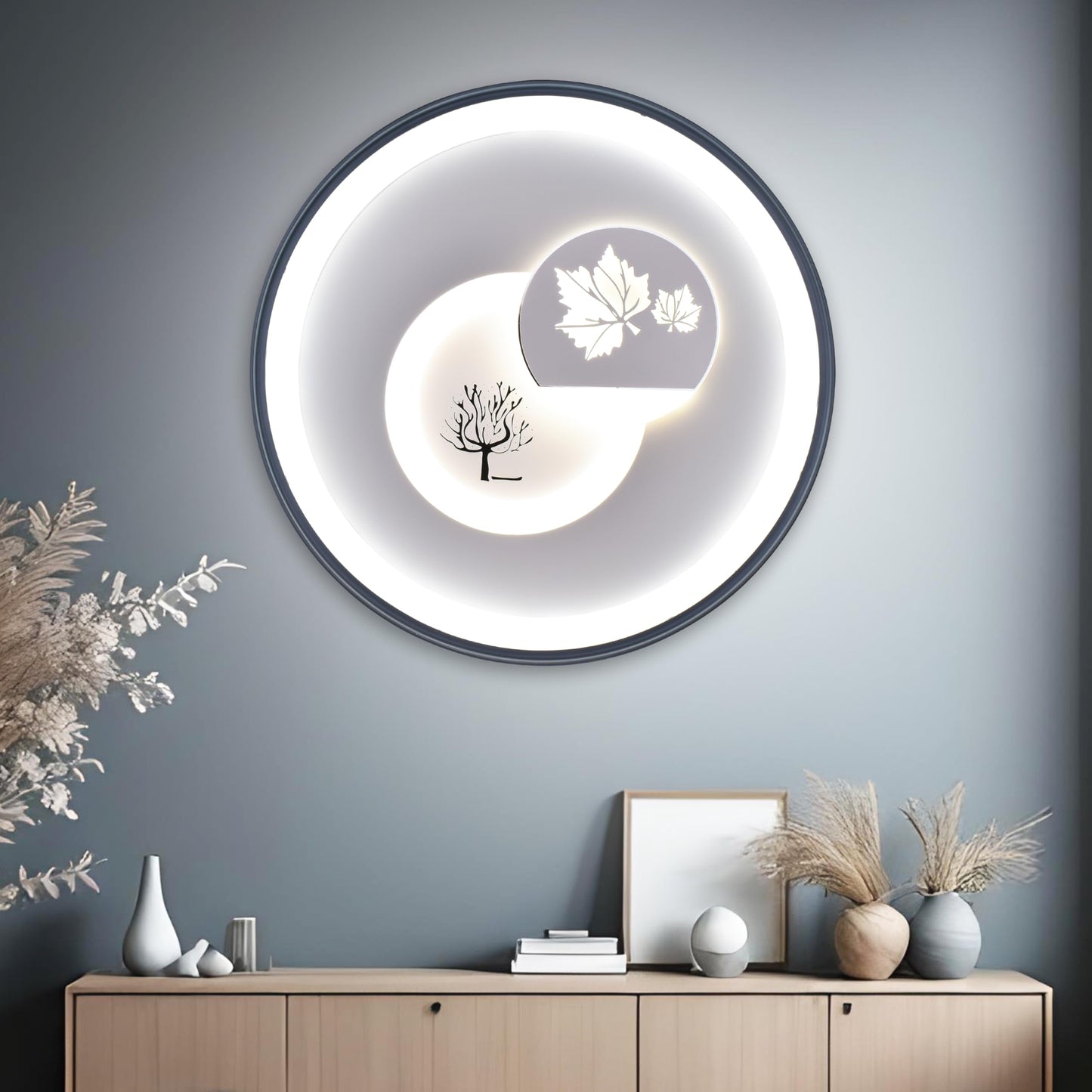 Smartway® 250 Watt Pascal Modern LED Ceiling Chandelier for Hall, Living Room, Bedroom (Google, Alexa) Smart Voice Assist App Control