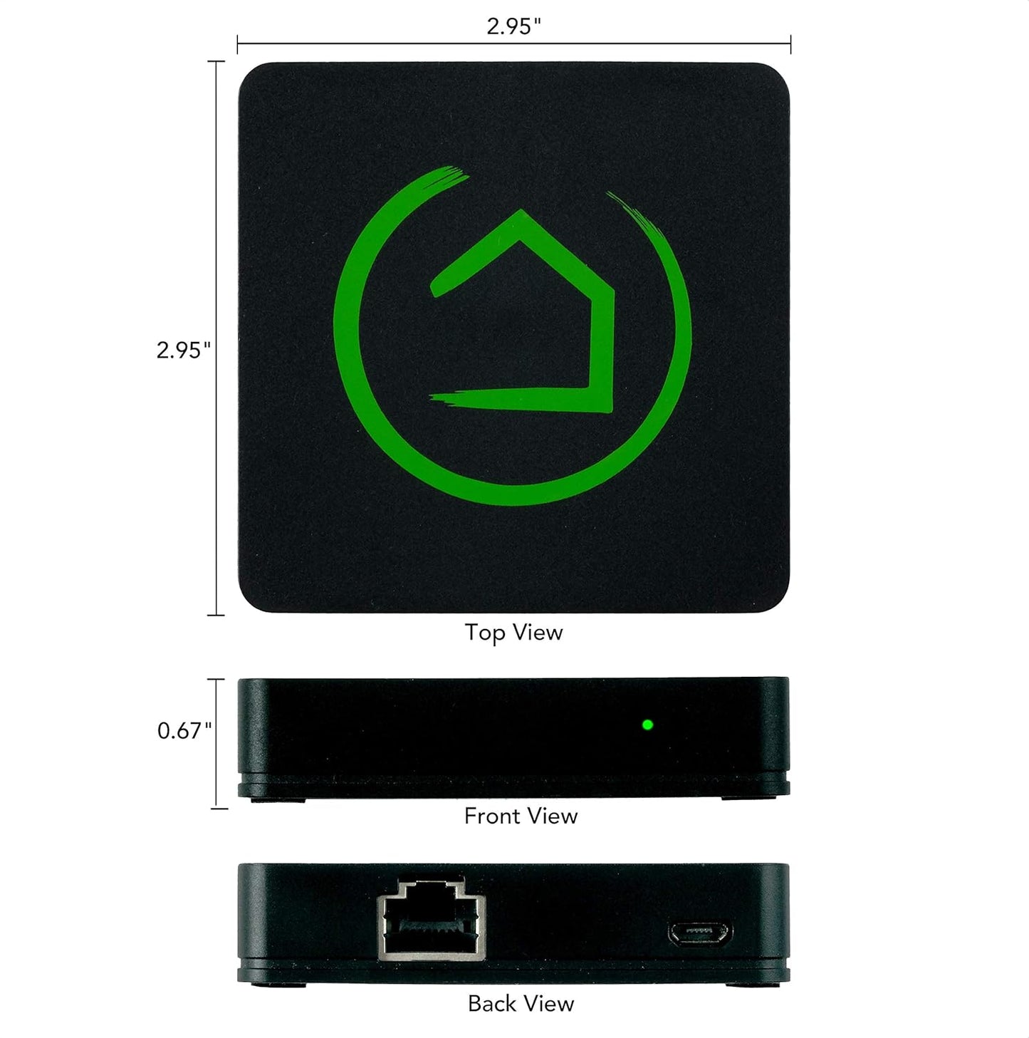 Hubitat Elevation Home Automation Hub - Smart Devices Automated with Local Hub, Personal Data Privacy, More Reliable Than Cloud Based Systems. Works with Alexa, Google Home, Lutron, Zigbee, Z-Wave