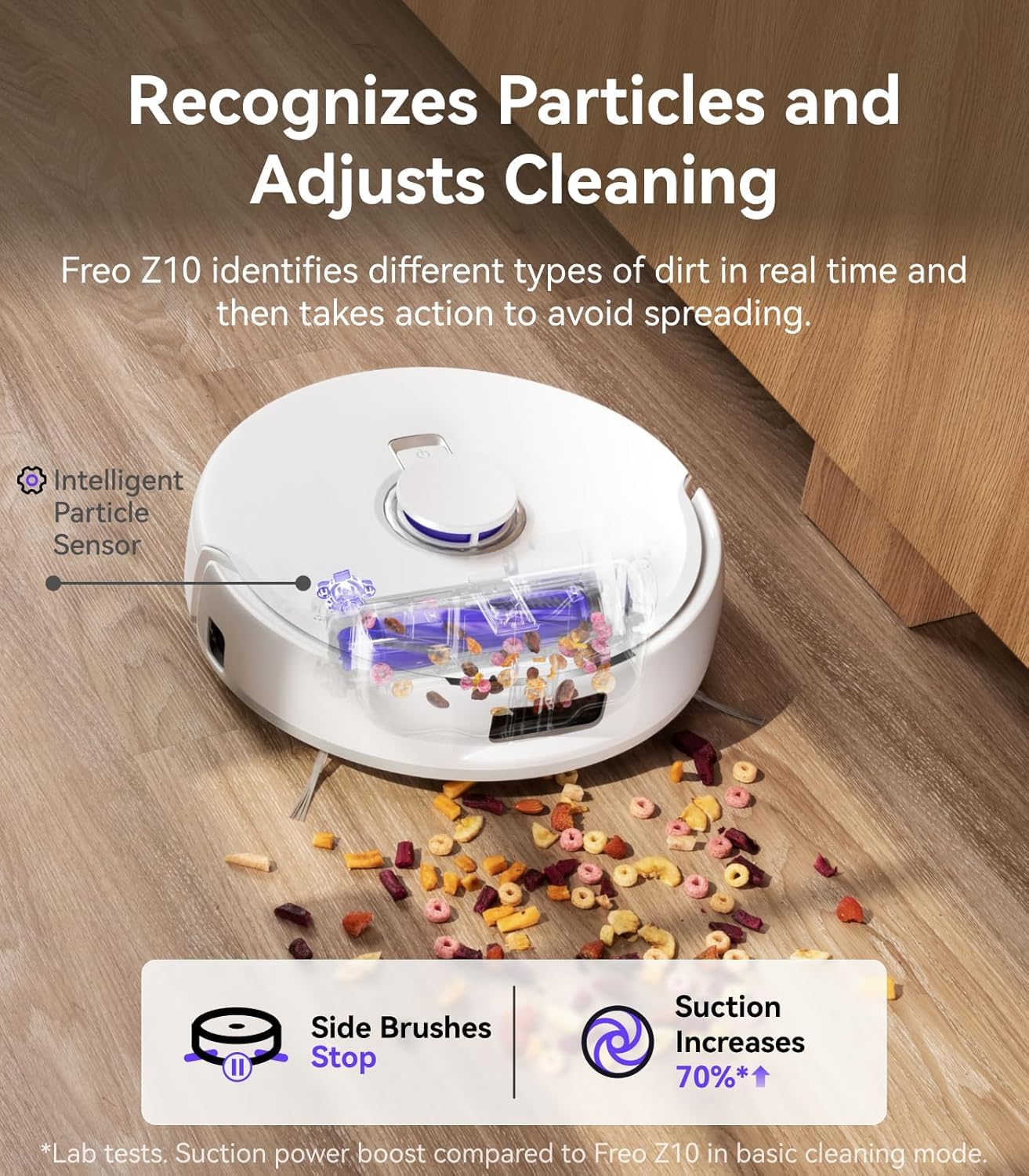 NARWAL Freo Z10 Robot Vacuum & Mop | 120-Day Auto Dust Bin, 15000Pa Suction, Smart Dirt Sensors, Self-Cleaning, Corner Mop | Alexa, Google & Siri Compatible