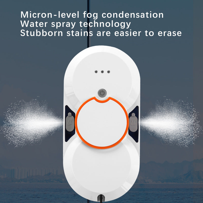 Window Cleaner Robot,Smart Glass Cleaning Robotic with 5600Pa Strong Suction,Remote Control Window Cleaning Robot for Windows/Tiles/Class Door-0