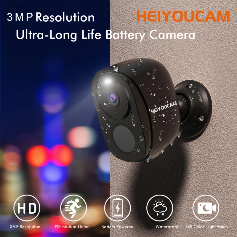 2 Set Wireless Solar Security Camera 3MP Outdoor-2